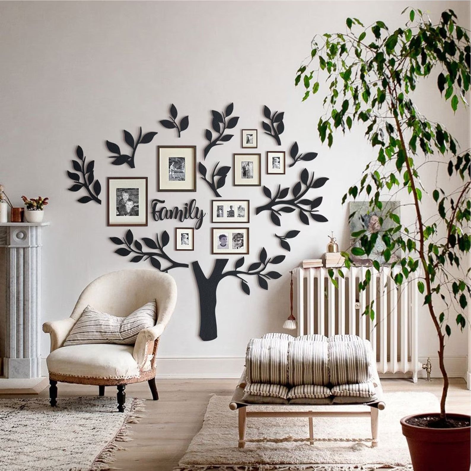 Roots Of Love Family Tree Wood Wall Decor