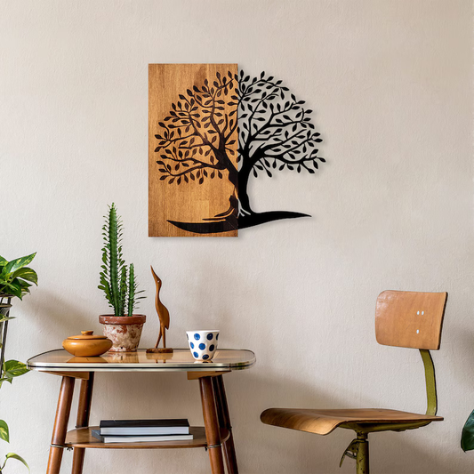 Vitality Tree Wood Wall Decor