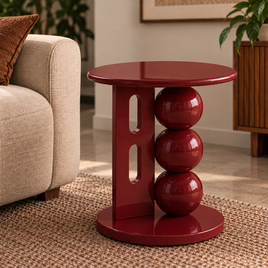 Statement Yellow Accent Side Table