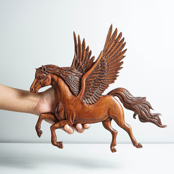 Wings of Pegasus Wood Wall Decor