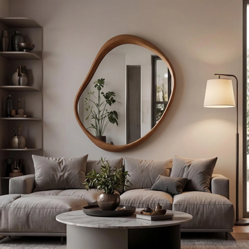 Nova Asymmetrical Mirror Wall Decor