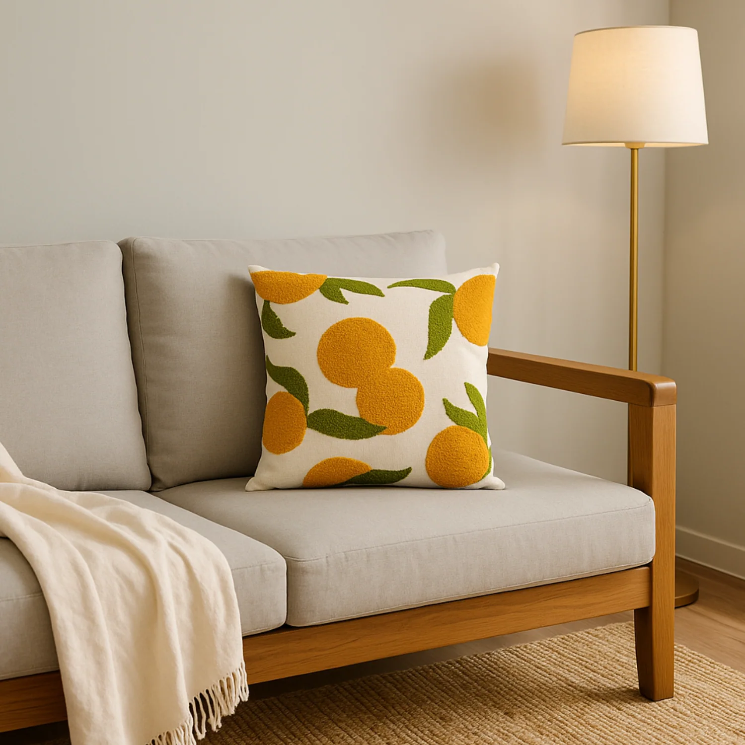 Citrus Grove Pop Cushion Cover