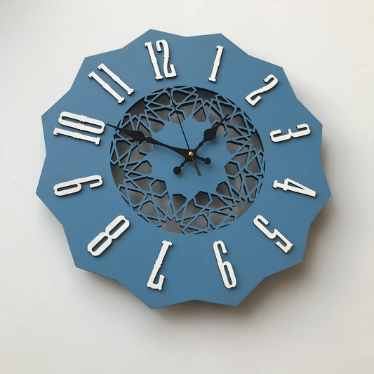 Rustic Geo Wall Clock