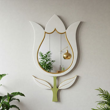 Flower Blossom Mirror Wall Decor