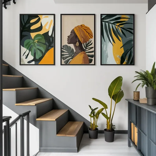 Bohemian Set Of 3 Wall Painting