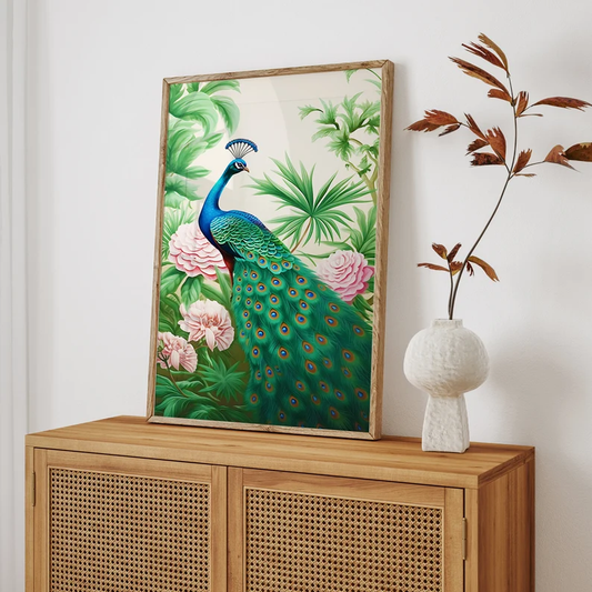 Indian Tropical Set of 2 Wall Painting