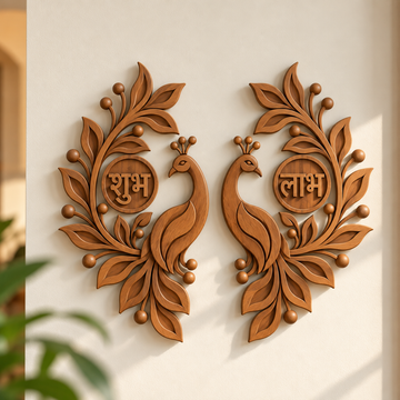 Shubhaashish Wooden Wall Hanging