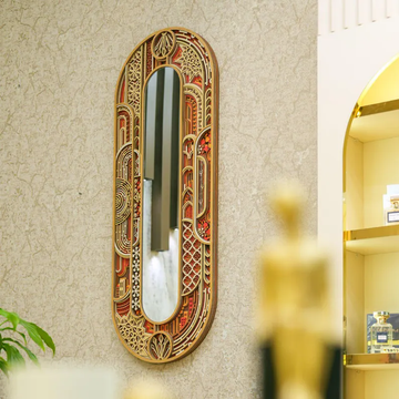 Victorian Layers Wood Wall Mirror