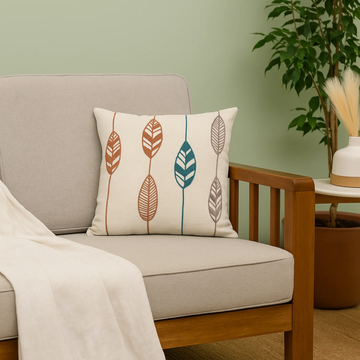 Falling Lines Hand-Tuft Cushion Cover