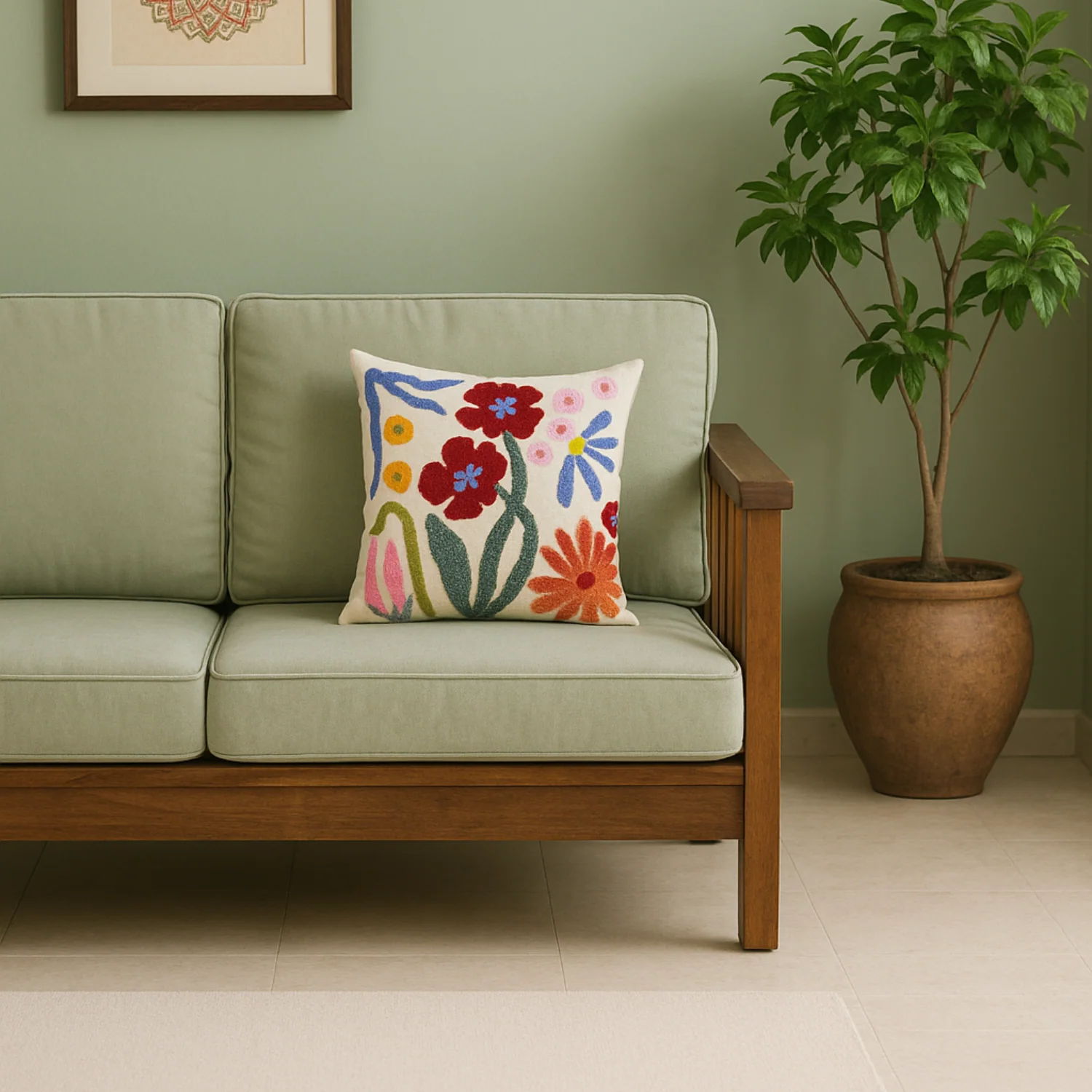 Flower Fest Bloom Cushion Cover