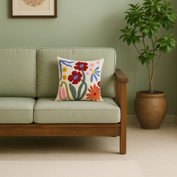 Flower Fest Bloom Cushion Cover
