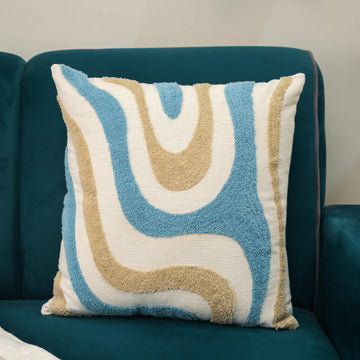 Coastal Flow Ocean Cushion Cover