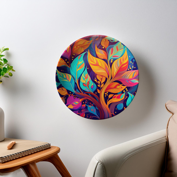 Floral Leaves Wall Plate