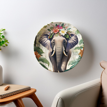 Blossom Elephant Wall Plate