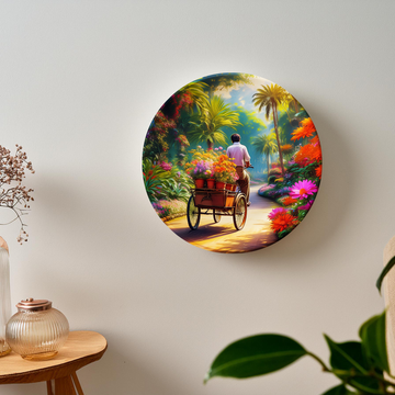 Rickshaw Blooms Wall Plate