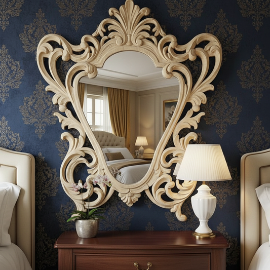 Aristocrat Mirror Wood Wall Decor