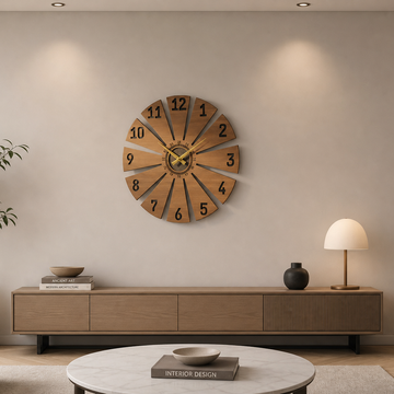 Woodland Whirl Timepiece Wall Clock