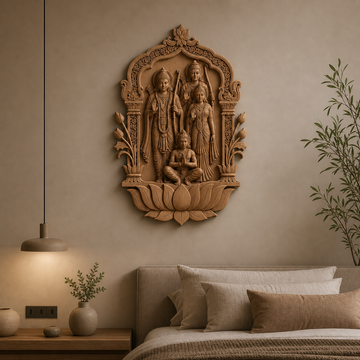 Ram Darbar Wood Wall Decor