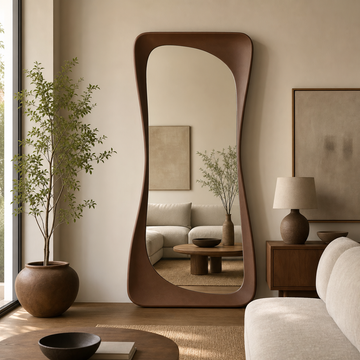 Pure Curve Irregular Mirror Wall Decor