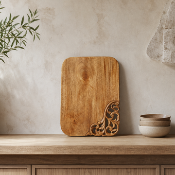 Premium Hand-Carved Wooden Chopping Board