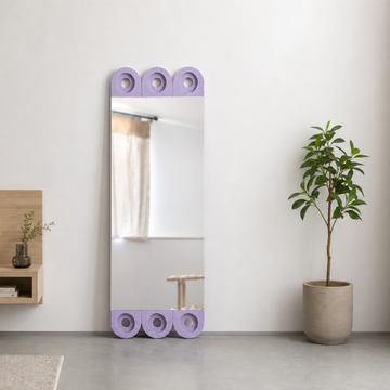 Decorative RippleEdge Full Length Mirror Wall Decor