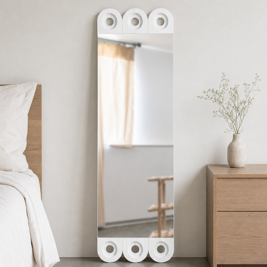 Decorative RippleEdge Full Length Mirror Wall Decor
