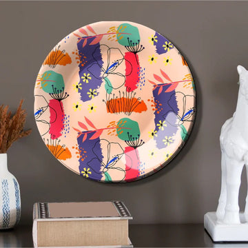 Fusion Finesse Abstract Ceramic Plate