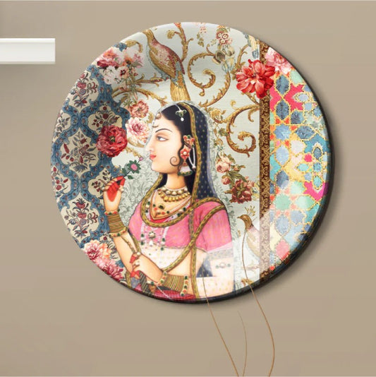 Royal Mughal Crest Wall Plate