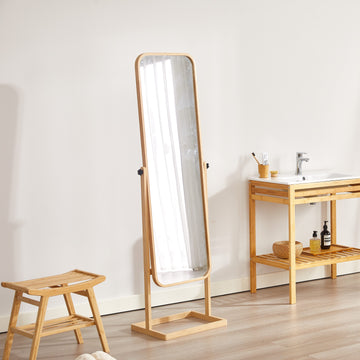 Modern Standing With Support Stand Mirror Wall Decor