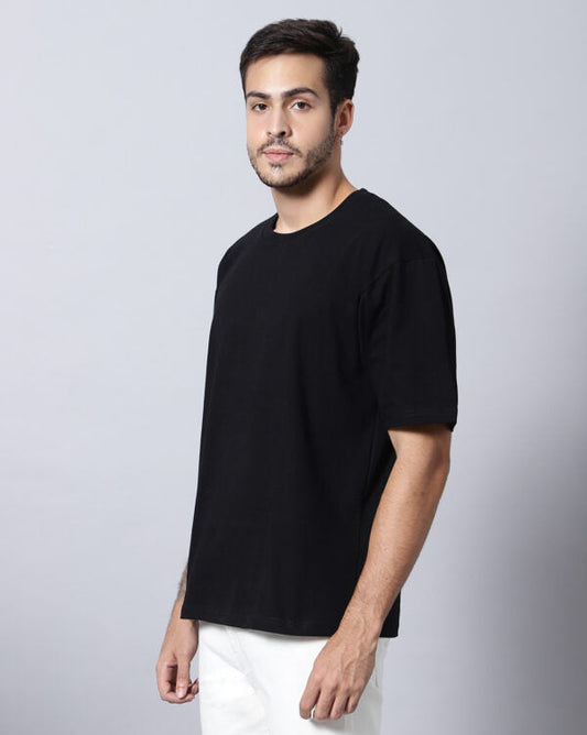 Black Oversize Tshirt For Mens