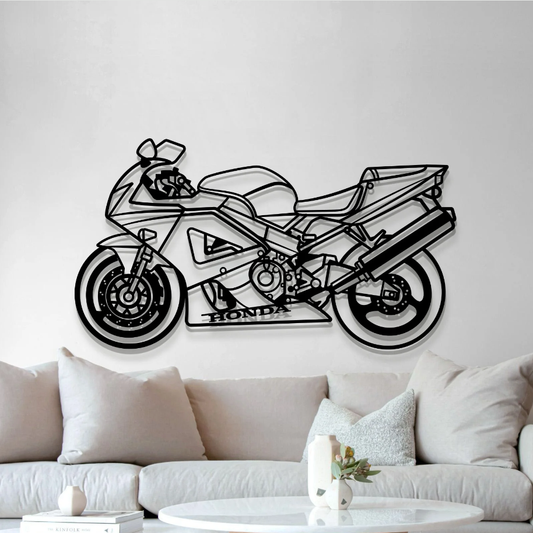 Honda Fireblade Bike Wood Decor