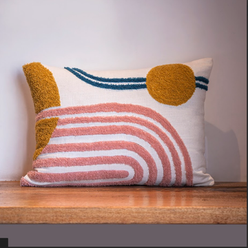 Geometric Bliss Cushion Cover