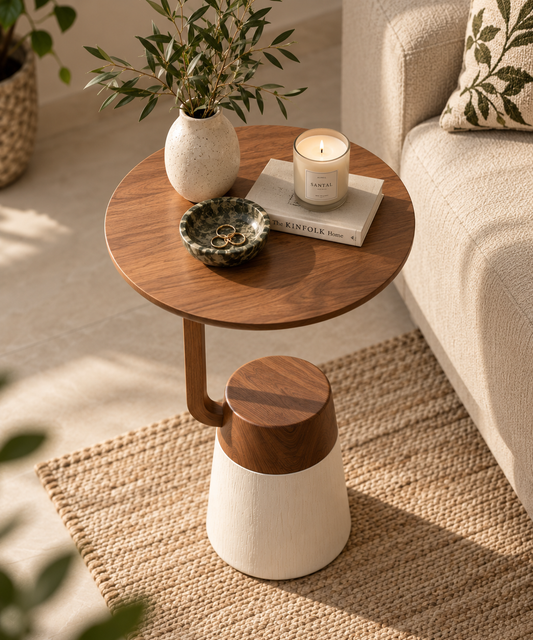 Kosha Wooden Side Table