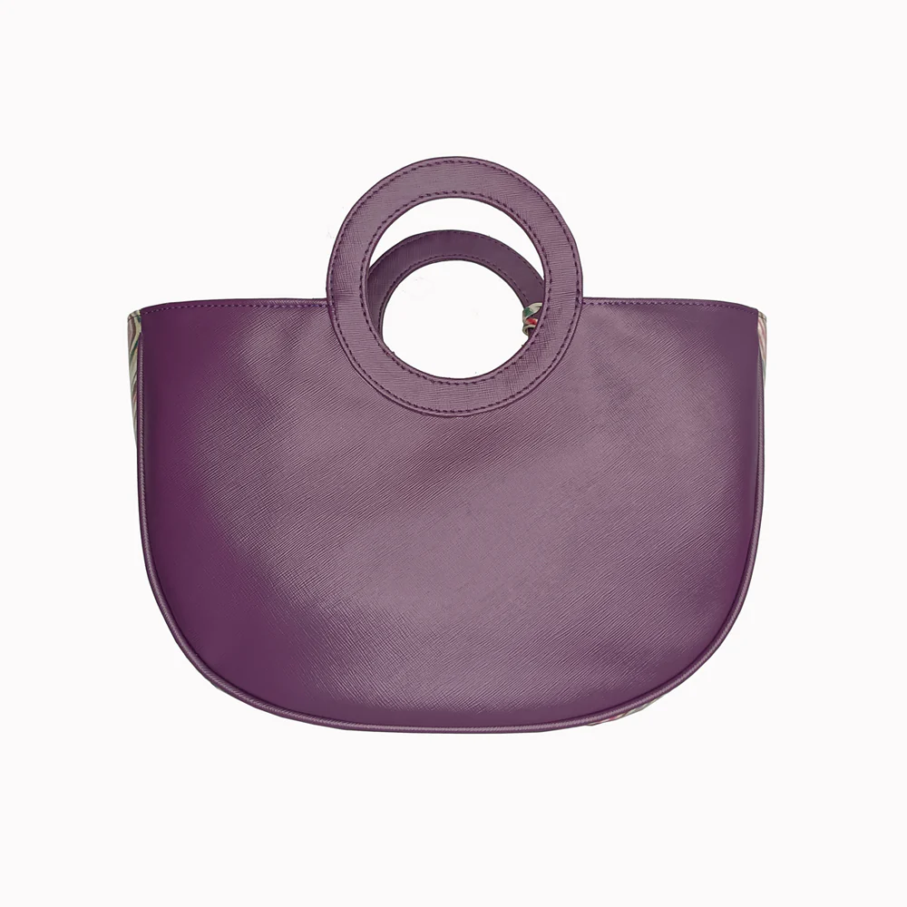 Crescent Basket Bag - Violet