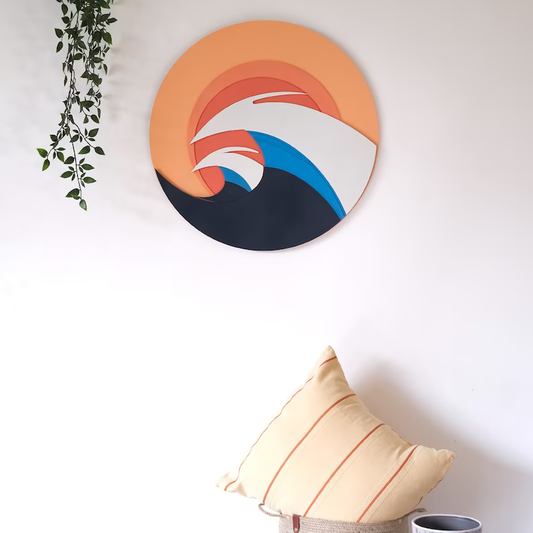 Surfing Lovers Decorative Wood Wall Decor