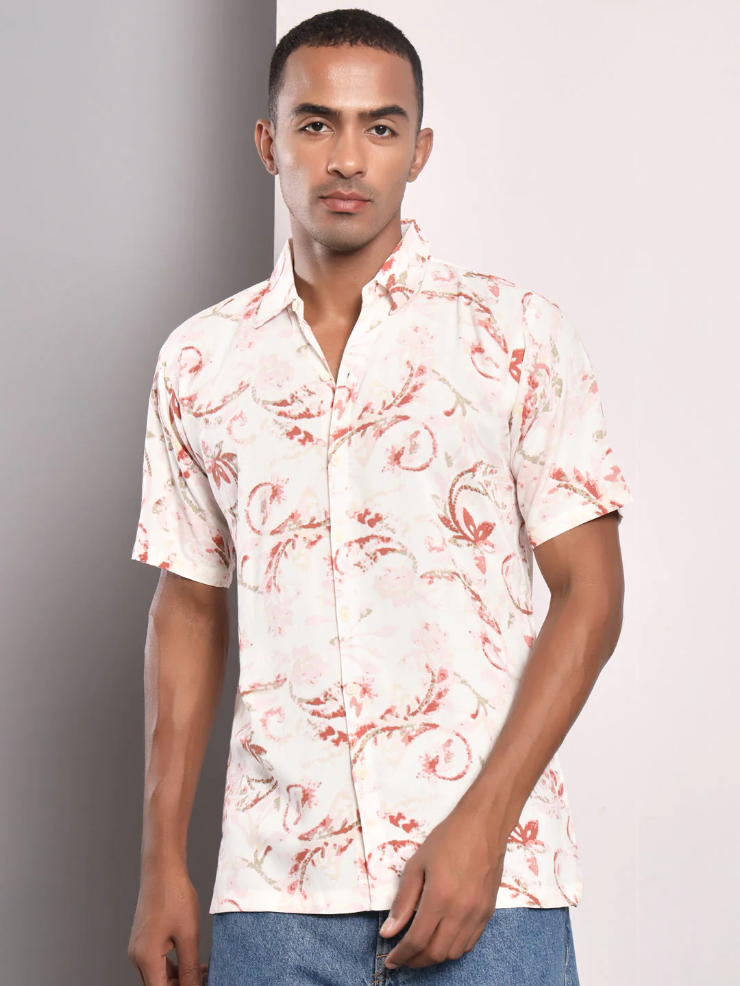 Adventure In Bloom Red Shirt