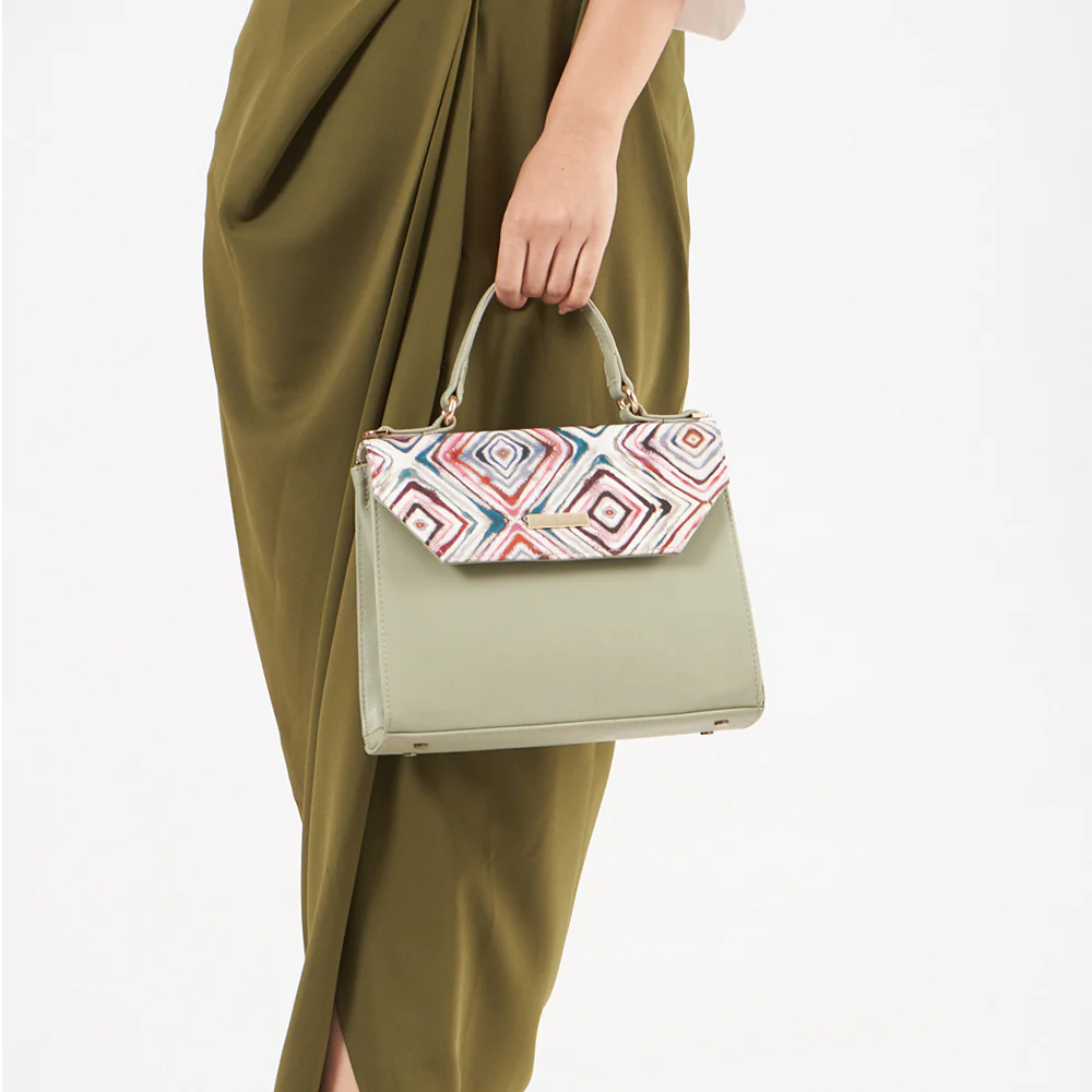 A’ La’ Mode Handbag - Sage Green