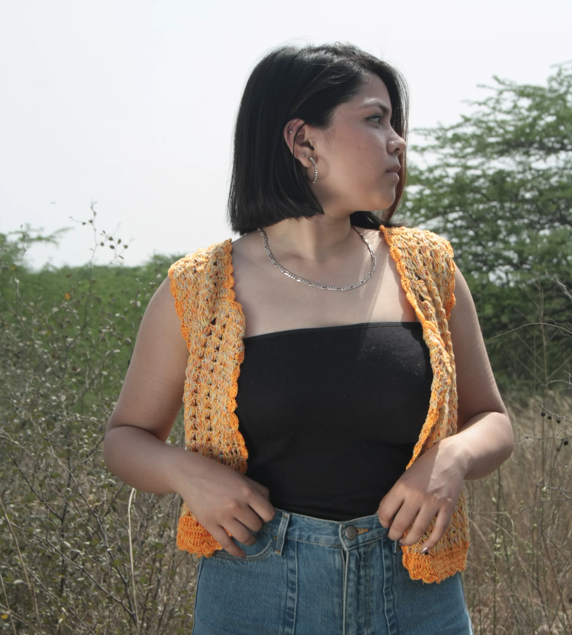 Honey Hand Crochet Shrug