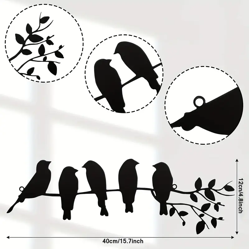 Birds On The Branch Wood Wall Decor