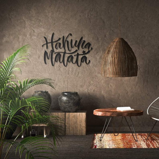 Hakuna Matata Sign Wood Wall Decor