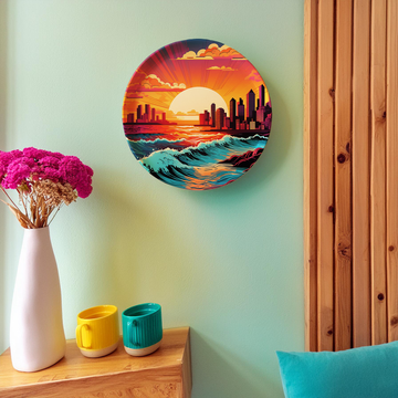 City Lights Sunset Wall Plate