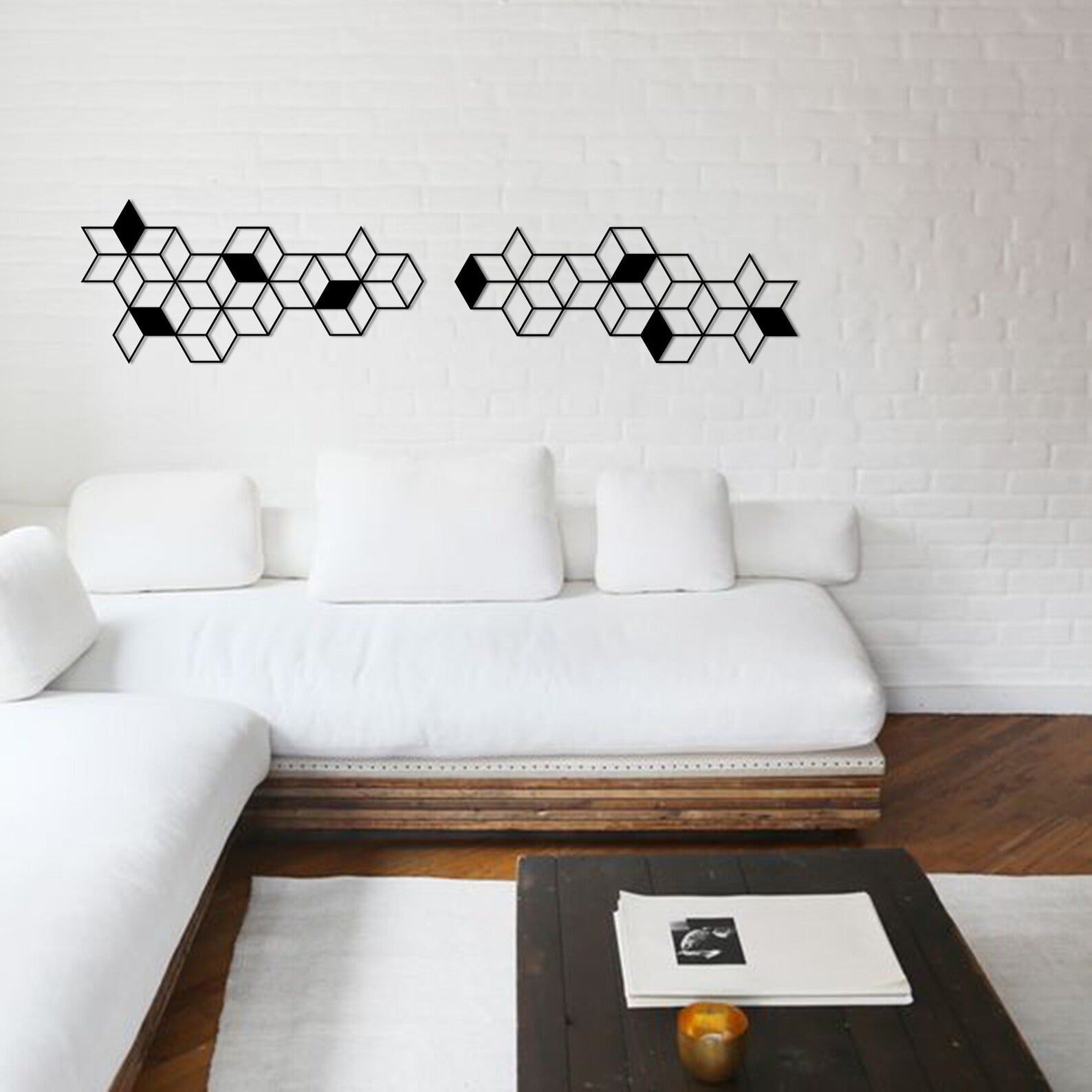 Hexaharmony Hexagons Wood Wall Decor