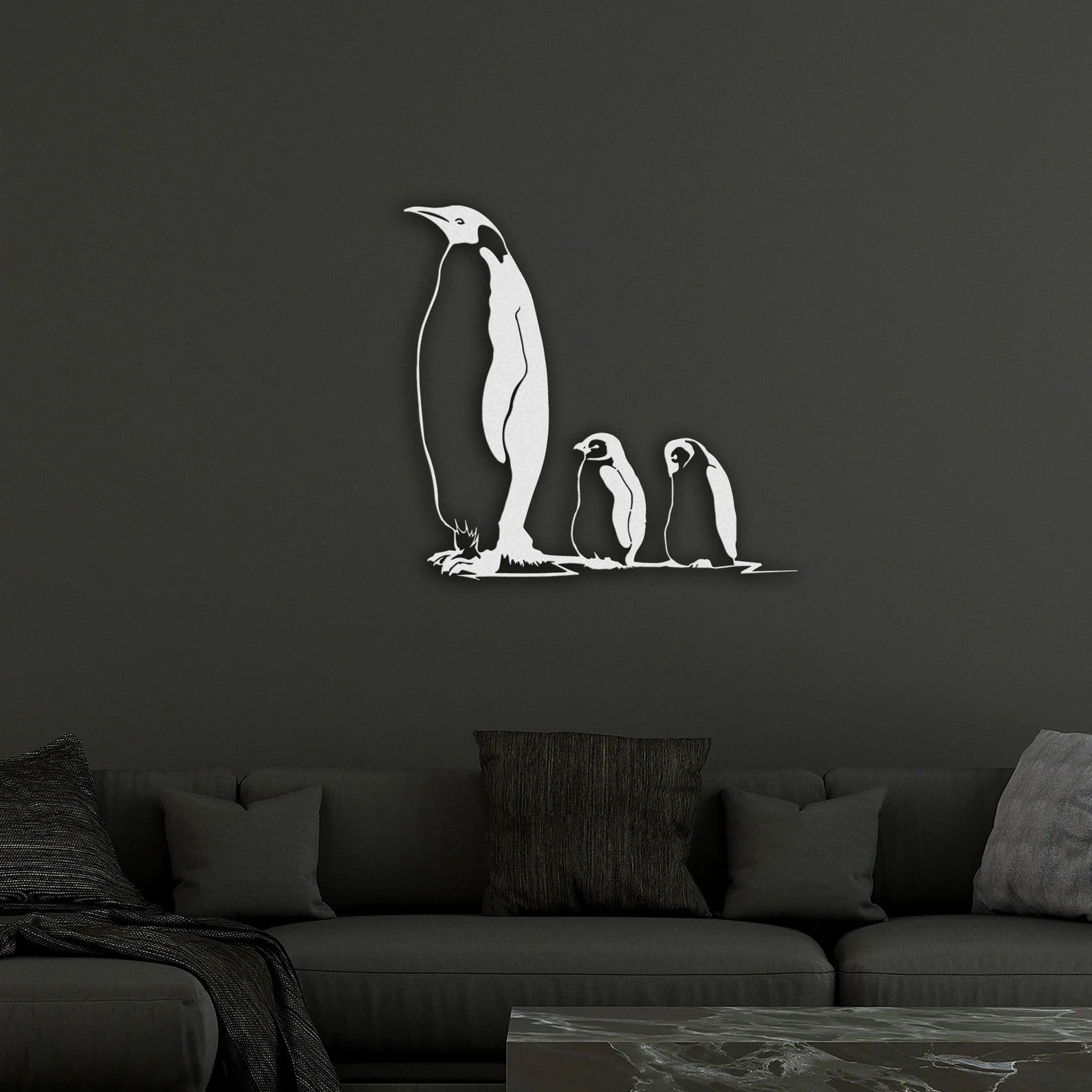 Playful Penguins Animal Wood Wall Decor