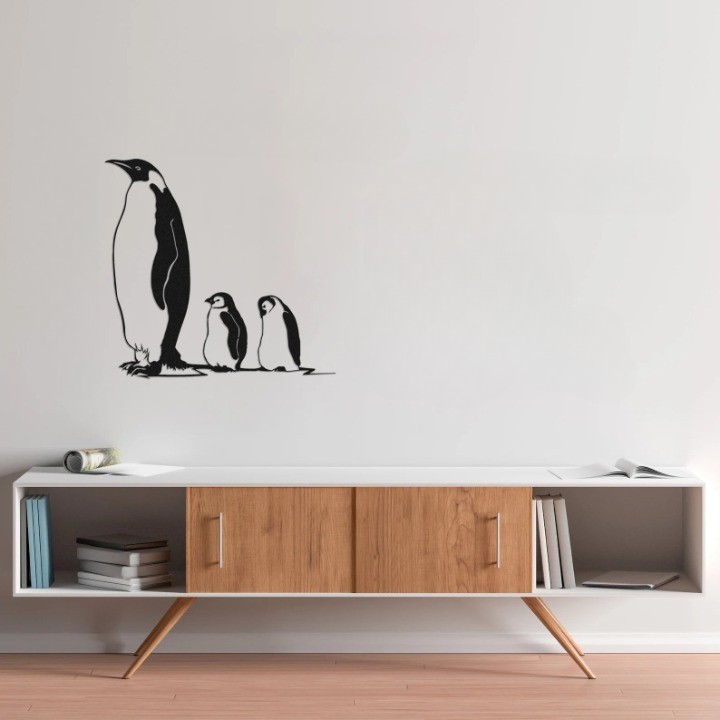 Playful Penguins Animal Wood Wall Decor