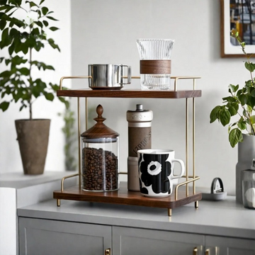 Solid Walnut Wood Floating Shelf