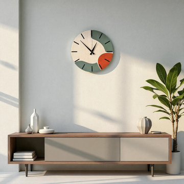 RustiTick Wood Clock