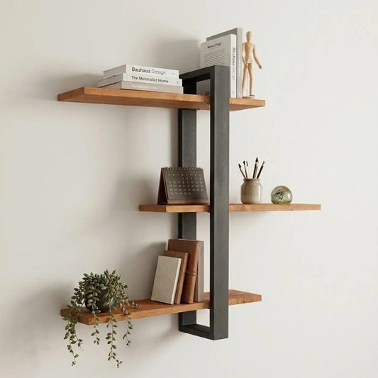 Modern Geometric AngleLine Wall Shelf
