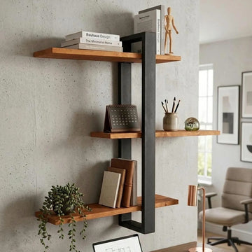 Modern Geometric AngleLine Wall Shelf