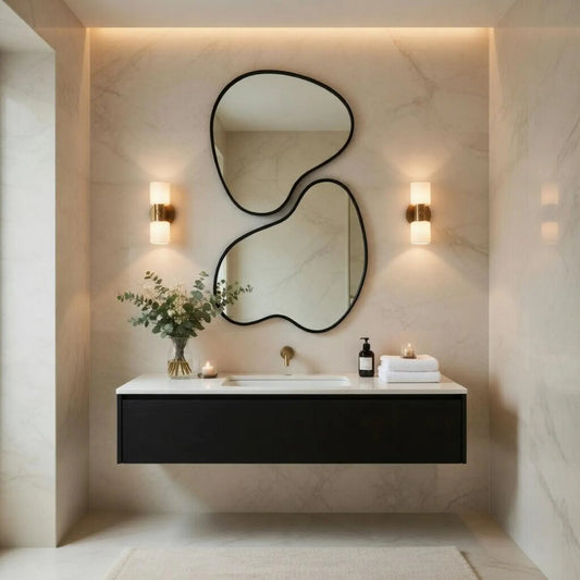 Organic Elegance Set Of 2 Mirrors Wall Decor