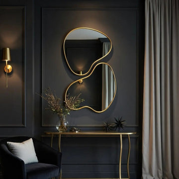 Organic Elegance Set Of 2 Mirrors Wall Decor
